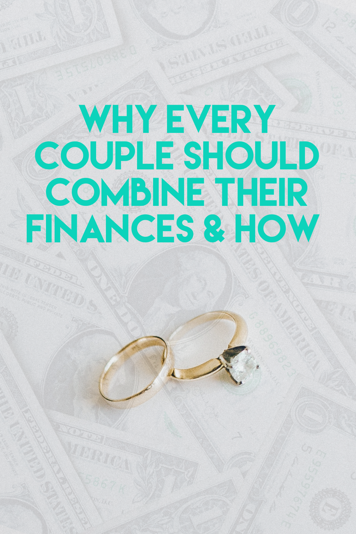 Why every couple should combine their finances